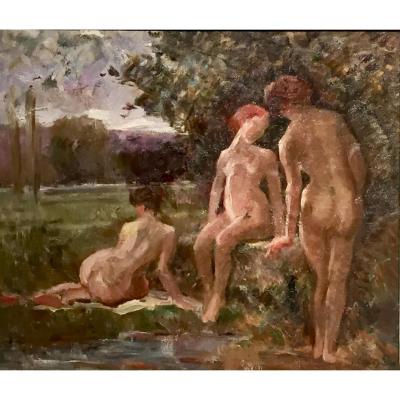 PRES du ROCHER par Jean CHALEYE ( 1878-1960)