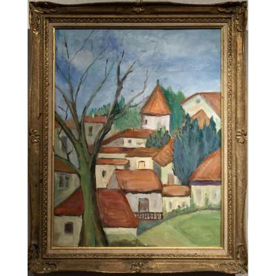 Ponchon Antonin (1891-1965) The Red Roofs