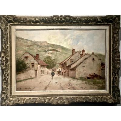 Village Of The Alpes De Haute Provence - Charles Montlevault (