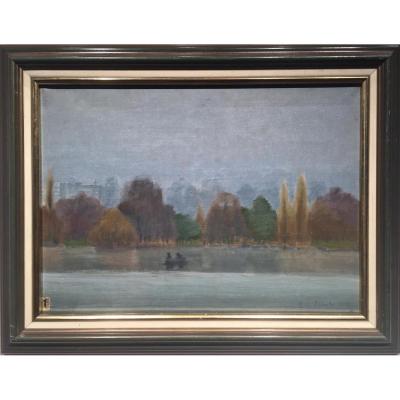 On A Bench - Pierre Laroche (1893-1982)