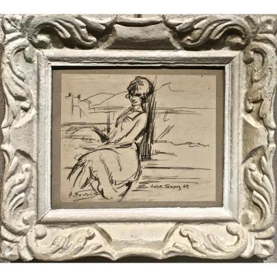 Saint Tropez 1949 - Henri Fontaine (1887-1956)