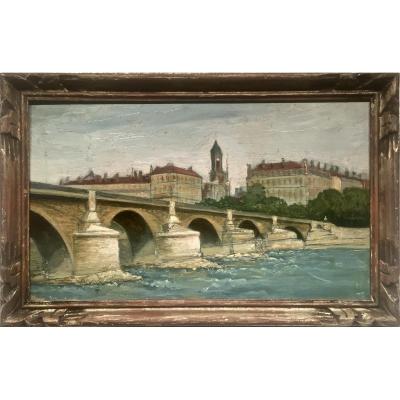 Lyon - Guillotiere Bridge - 30s - Unsigned