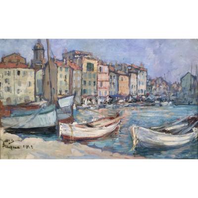 Saint Tropez 1948 - Georg Wolf (1882-1962)