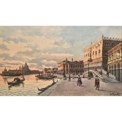 Agnès Minotto (1862-1927) - Place Saint - Marc