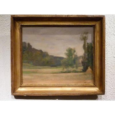 Landscape Morestel (isère) By Marie Claude Reigner
