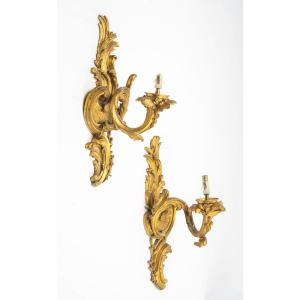 Pair Of Regency Style Sconces 