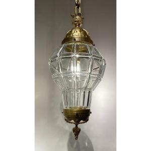 Bronze Lantern, Faceted Crystal