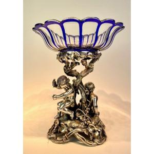 Centerpiece In Silver Bronze, Christofle