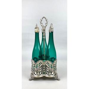 A Silver Liquor Cabaret, Sheffield 1848, By Henry Wilkinson & Co.