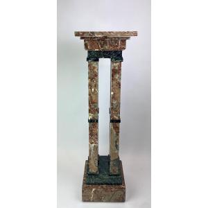 Four Column Marble Pedestal