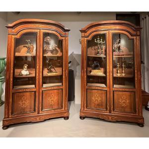 Pair Of Charles X Style Bookcases