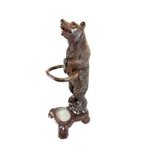 Standing Bear, Black Forest Umbrella Stand,