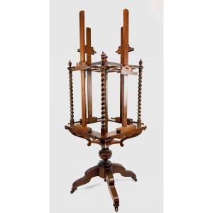 Four-sided Easel, For 8 Paintings, 19th Century