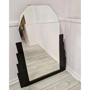 Art Deco Mirror Above The Fireplace