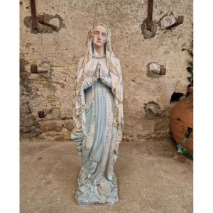 Life-size Religious Statue Of Mary Of Lourdes