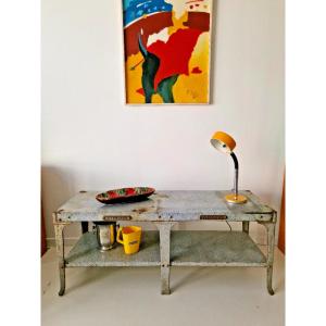 Antique Industrial Kitchen Console Richmond's Warrington