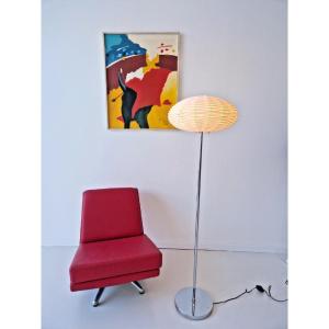Mid Century Woven "cocoon" Floor Lamp Interior Design