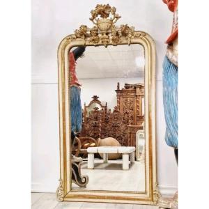 19th-century French Antique Mirror, Louis XV Style