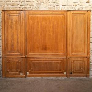 Blond Wood Paneling From The 1950s, 20th Century