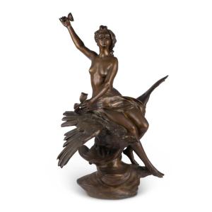 Lucas Madrassi (1848-1919), H&eacute;b&eacute;, bronze, XIXe