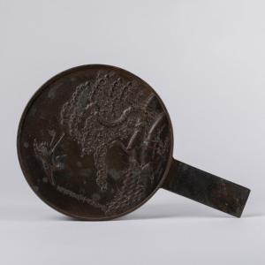 Miroir en bronze, Japon, XIXe