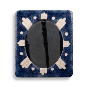 Mirror Under Porcelain Frame, XXth