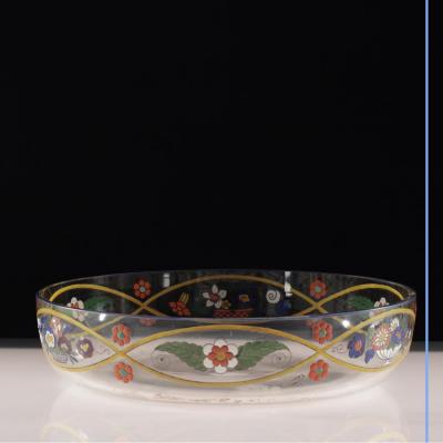 Manufacture de Sèvres, Plat en verre, XXe