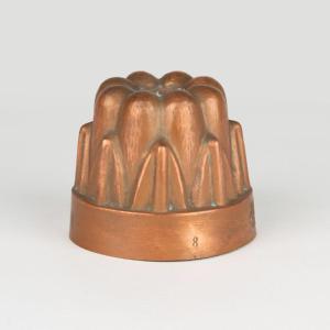 Copper Cake Mould, 20th Century