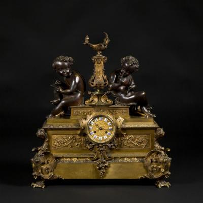 Pendule aux Putti, XIXe