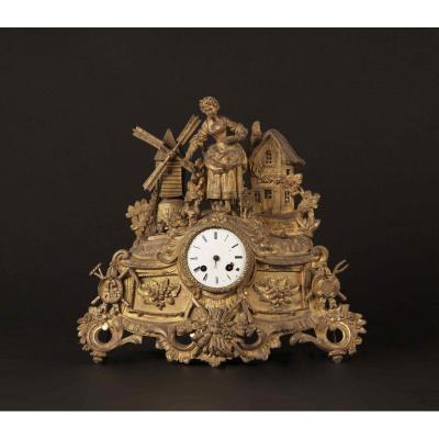 Clock "with The Farmer"