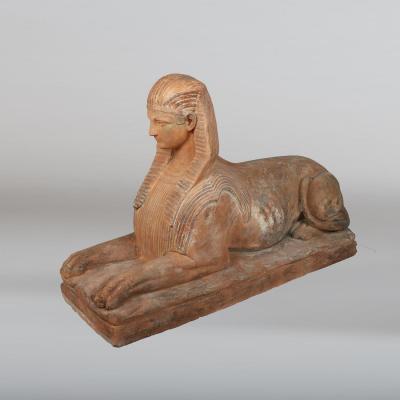 Terracotta Sphinx, XIXth