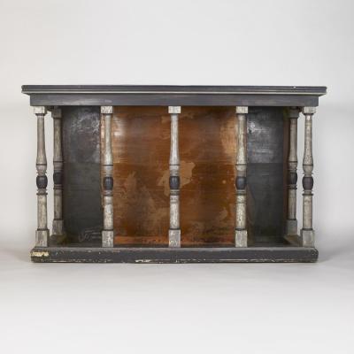 Console en bois laqu&eacute; 