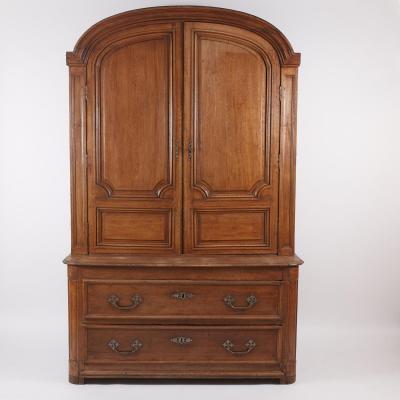 Buffet deux corps en chêne, XVIIIe