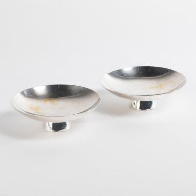 Pair Of Silver And Gilded Cups, Japan, 19th Century