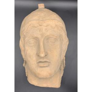 Antique Terra Cotta Head