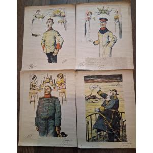 Caricatures Of German Soldiers By Henri Zislin