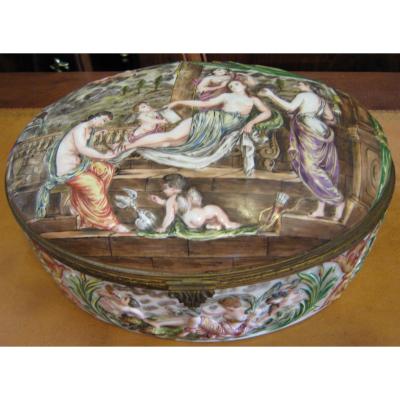 Oval Box Capodimonte