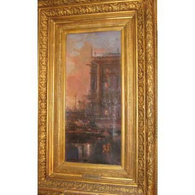 Henri Duvieux: View Of Venice Constantinople???