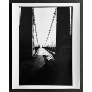 Michel Pinel - Photograph Of The Gaillac Bridge - France - 1978