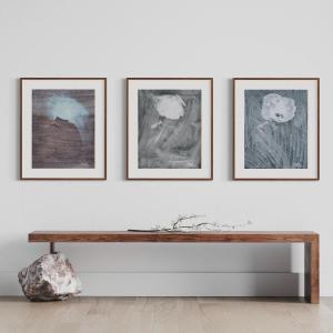 Robert Detheux - Triptych Of Surrealist Paintings - The Beautiful Igerant - 1978