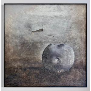Robert Detheux - 1977 - Surrealist Painting On Canvas "libidineuse"