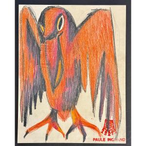 Paule And Max Ingrand - Preparatory Drawing Circa 1950