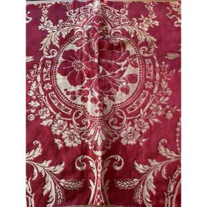 Fragment Of Old Silk, 19th Century