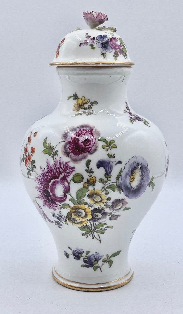 Antico vaso Meissen Augustus Rex-photo-2