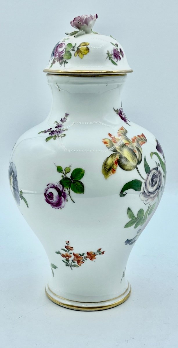 Antico vaso Meissen Augustus Rex-photo-3