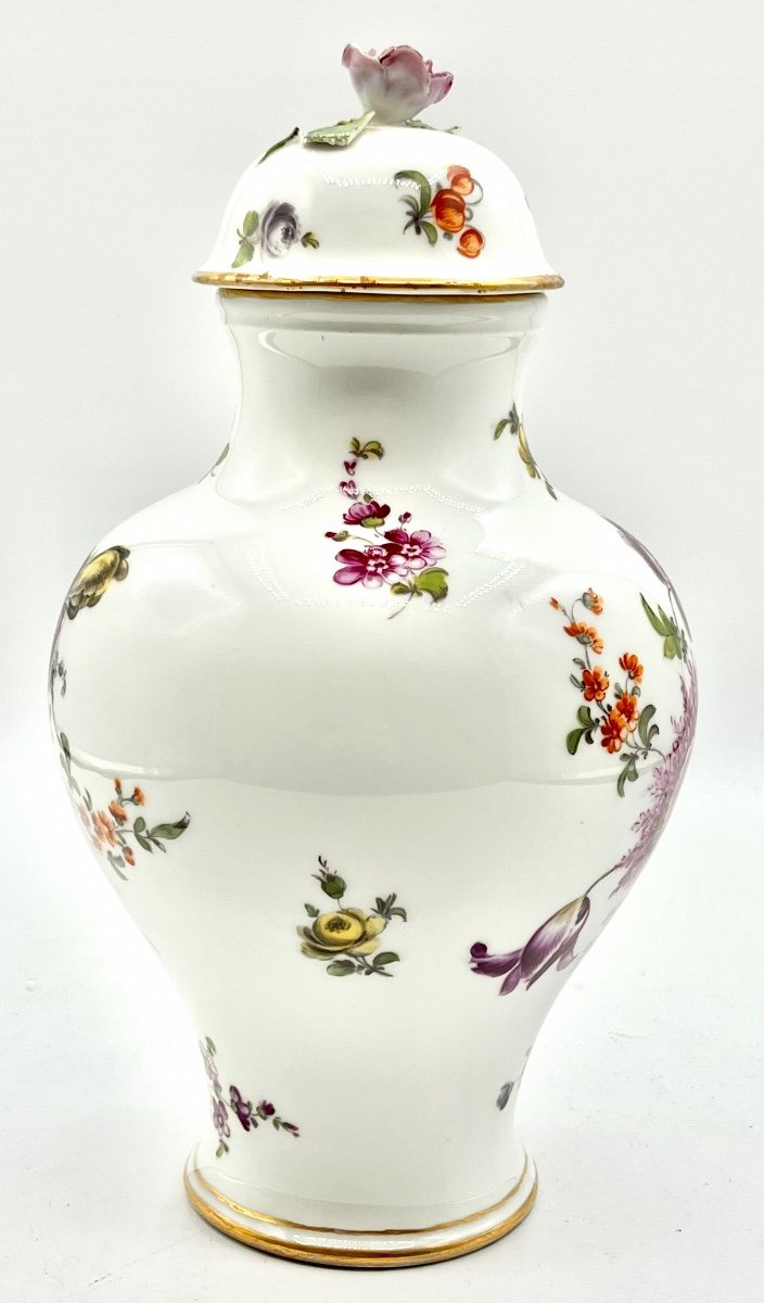 Antico vaso Meissen Augustus Rex-photo-4