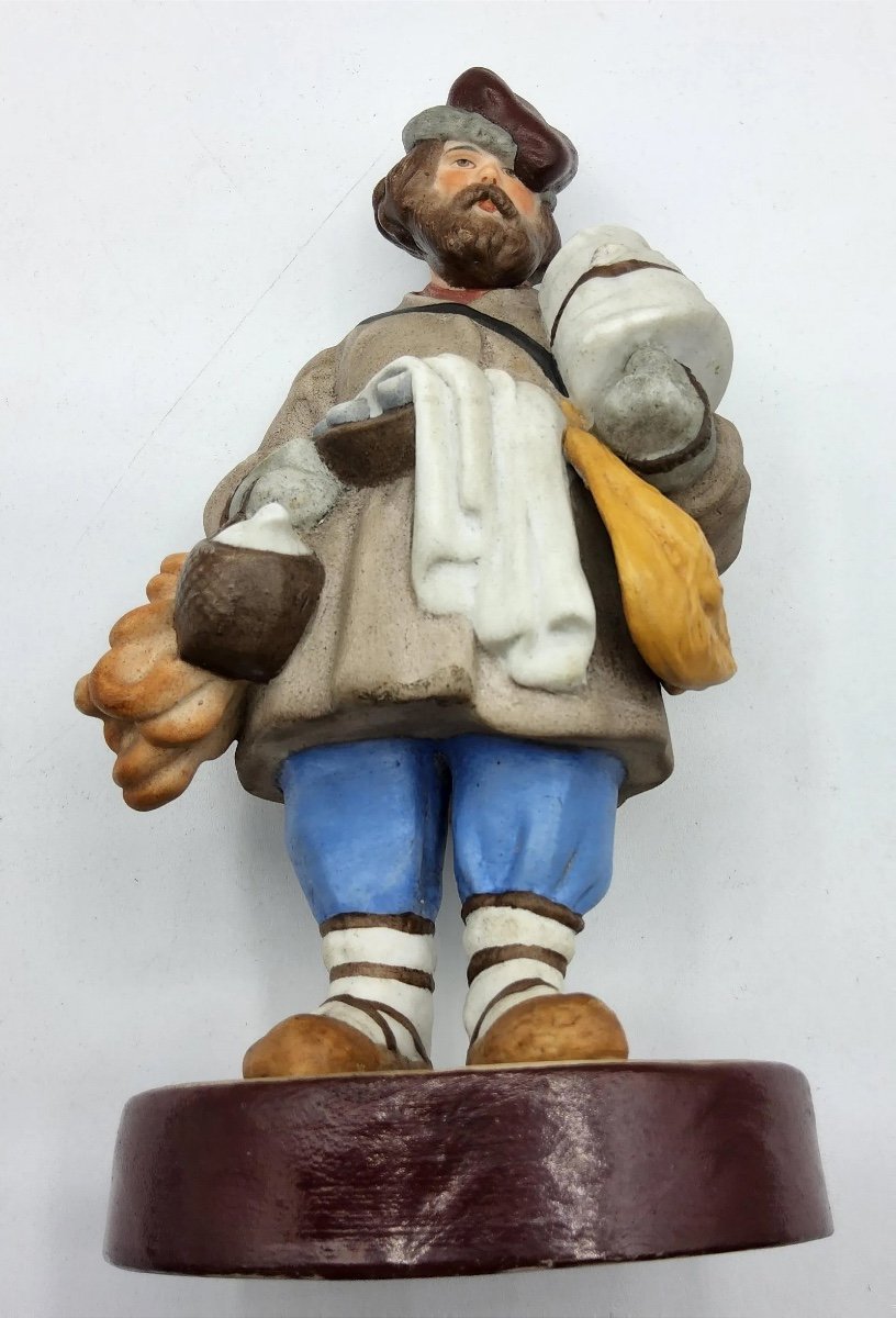 Statuetta russa Gardner della serie dei venditori ambulanti della lanterna magica, venditore -photo-2