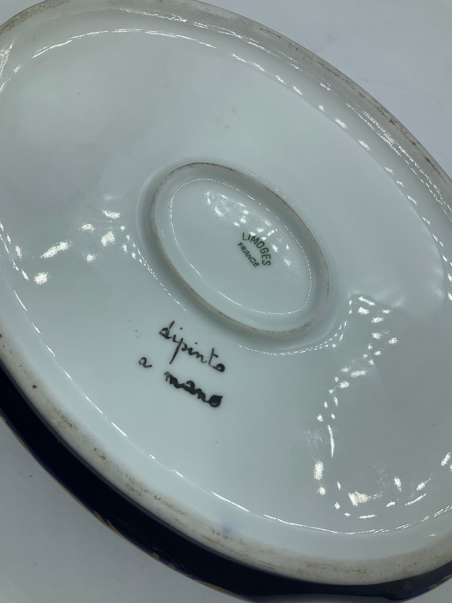 Cora eto ovals in porcellana di Limoges-photo-5