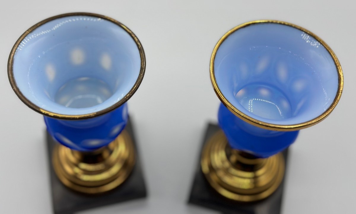 Coppia di vasi in vetro opalino, Vetro Barfatan-photo-3