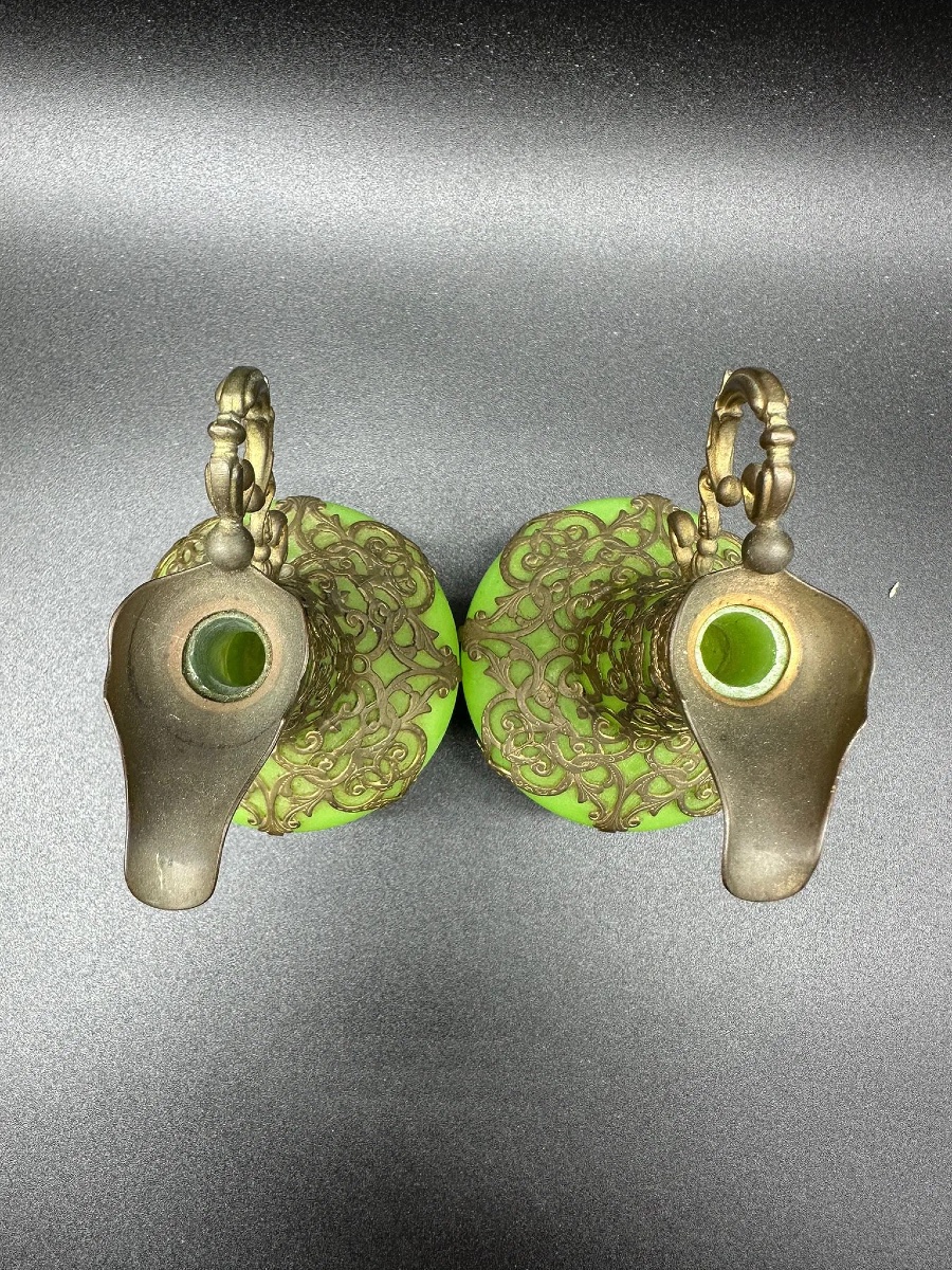 Coppia di brocche in vetro opalino, Palais Royal. Napoleone III-photo-7